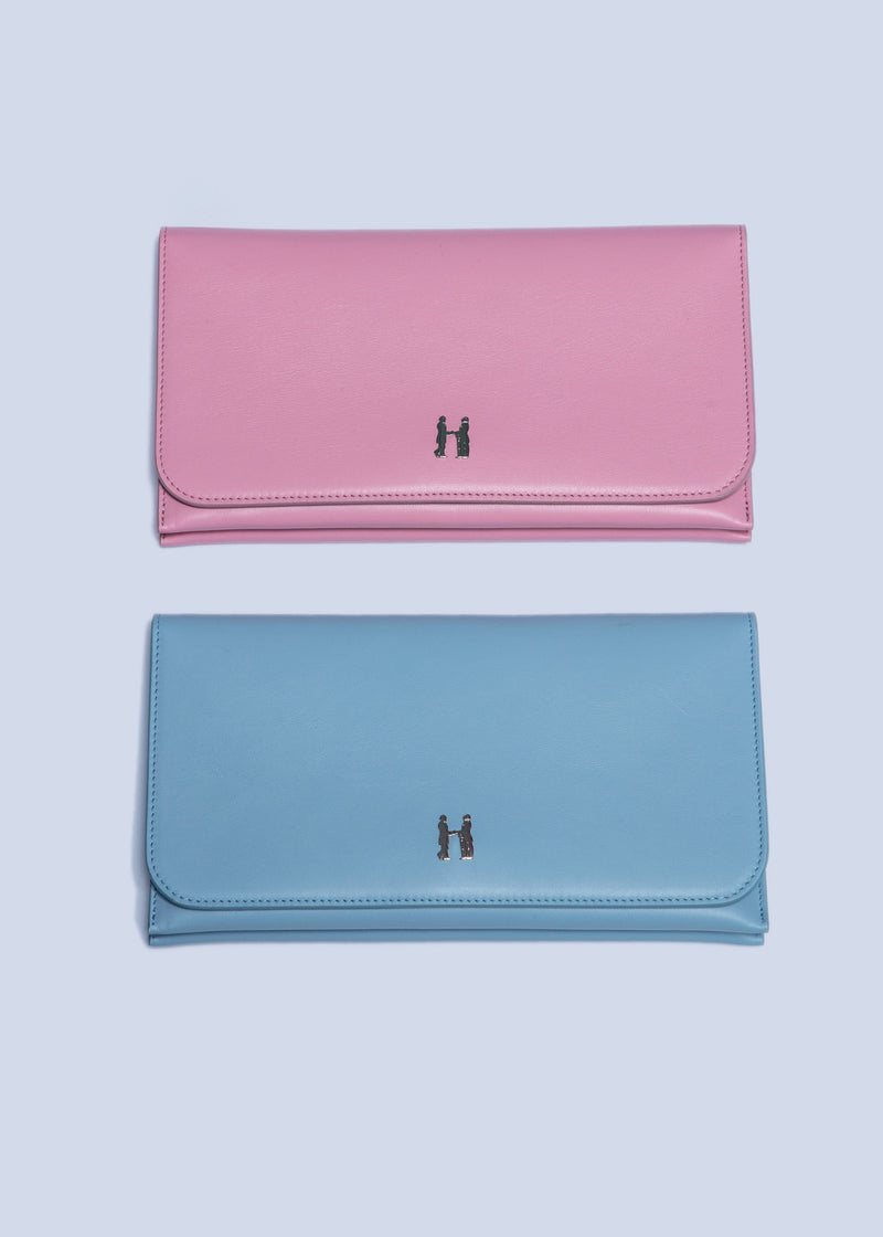 Whitney Clutch in Sky Blue
