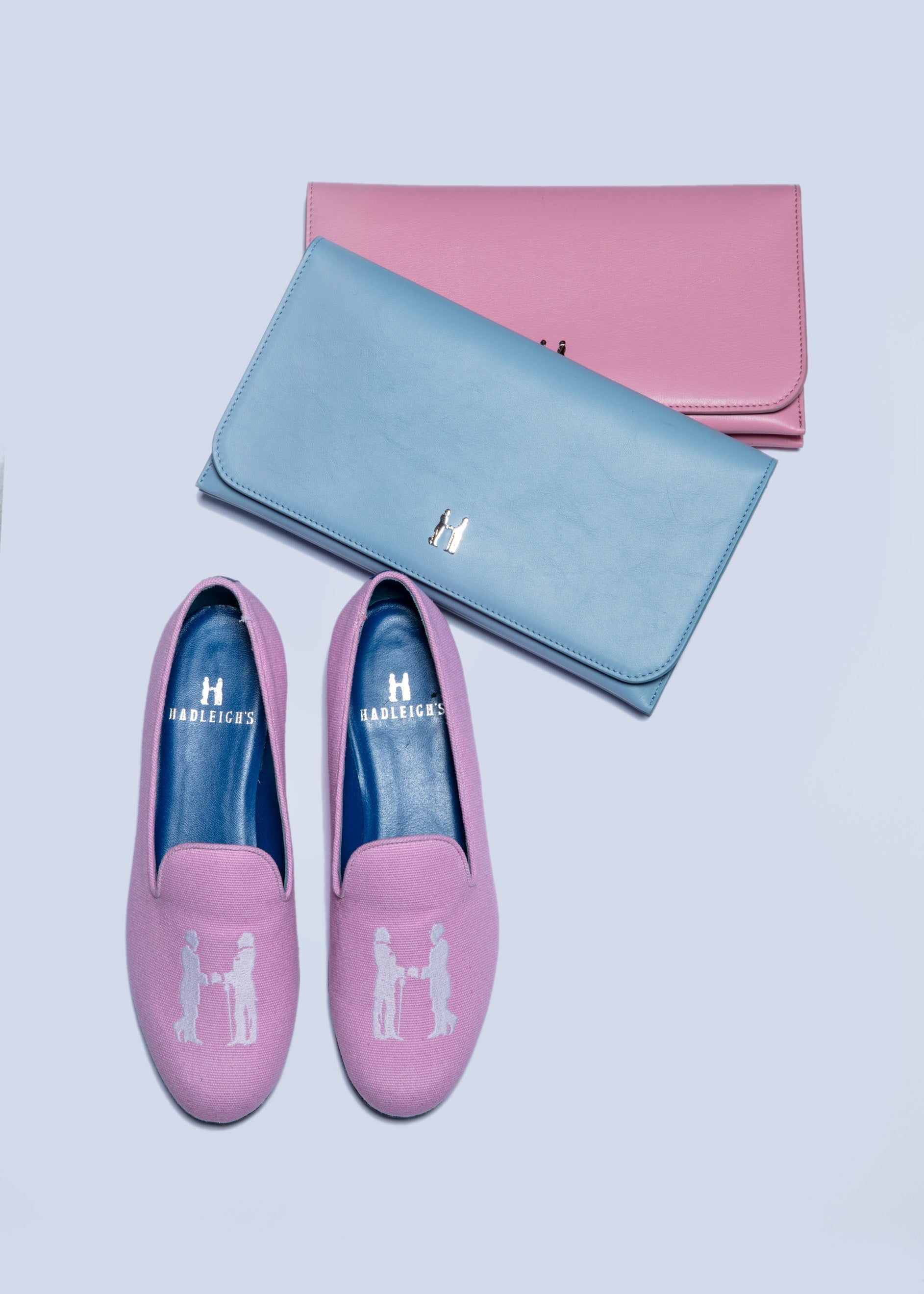 Whitney Clutch in Sky Blue
