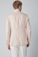 James Jacket in Light Pink Hopsack