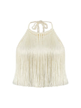 Angelica Fringed Halter Top