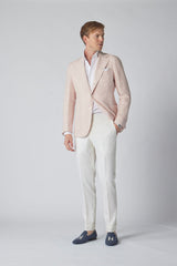 James Jacket in Light Pink Hopsack